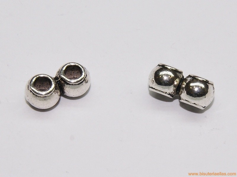 Separador 2 vías bolas 6mm paso 2,5mm