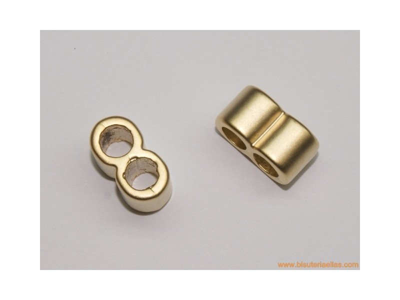 Separador 2 vías dorado