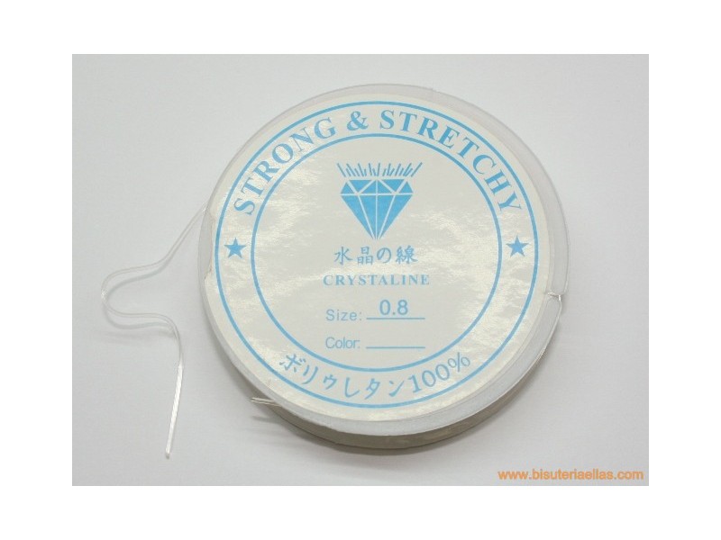 Silicona 10 m. 0,8