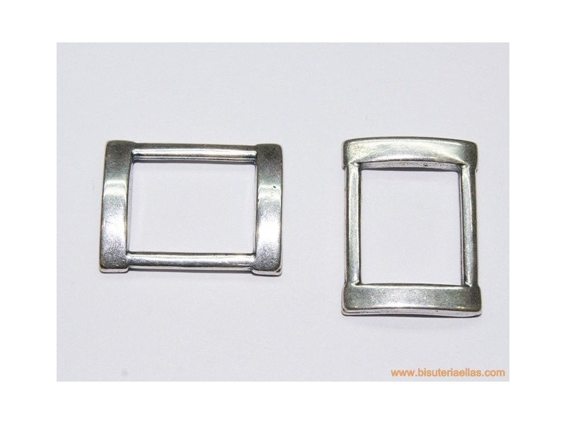 Anilla rectangular 26x19mm zamak