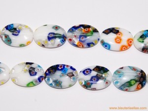 Oval cristal de murano...