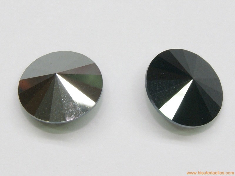 Rívoli Swarovski 14mm Jet Hematite