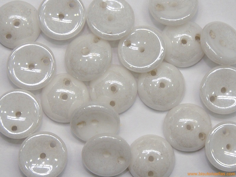 Piggy Beads 8mm blanco opaco