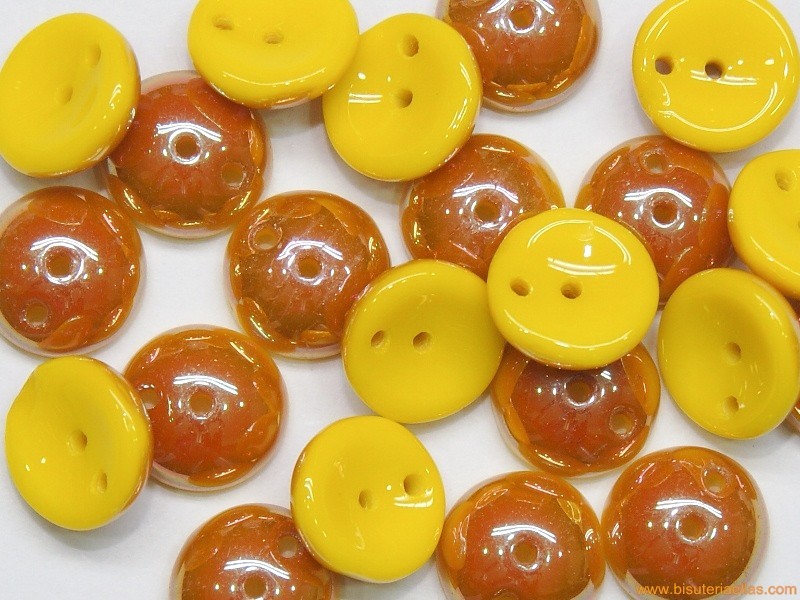 Piggy Beads 8mm amarillo-albaricoque