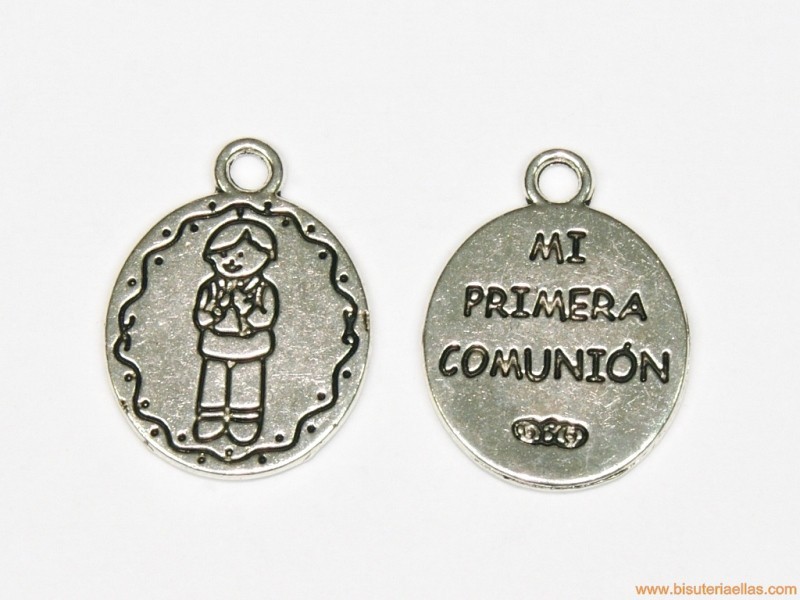 Medalla Comunión niño 20x18mm