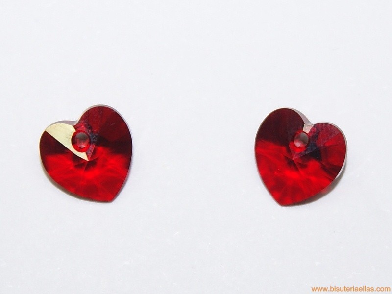 Corazón Swarovski 10mm Siam
