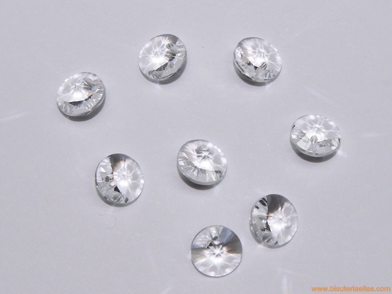 Disco lenteja Swarovski 6mm cristal