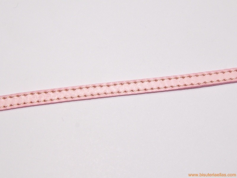 Togo cosido 6mm rosa