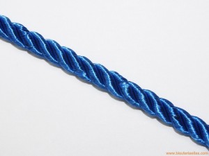 Cordón de poliester 8mm azulón