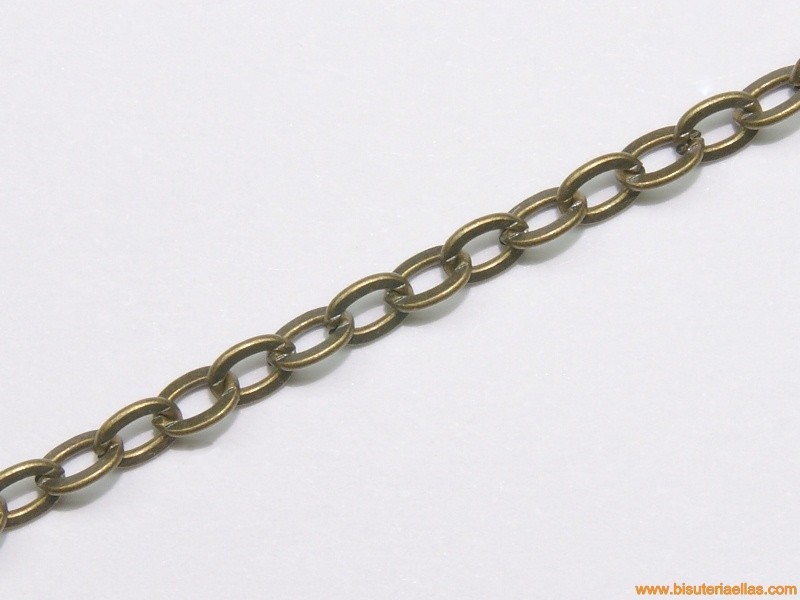 Cadena bronce ancho 3mm