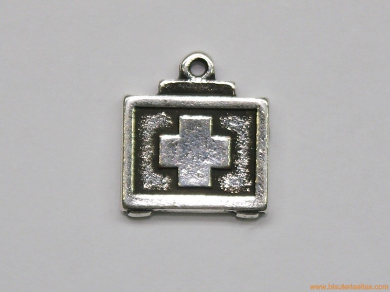 Charm zamak botiquín 14mm baño plata