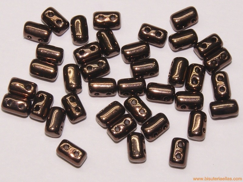 Rocalla Rulla 5x3mm bronce oscuro