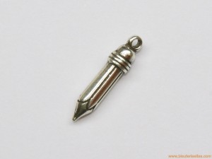 Charm zamak lápiz 21mm baño...