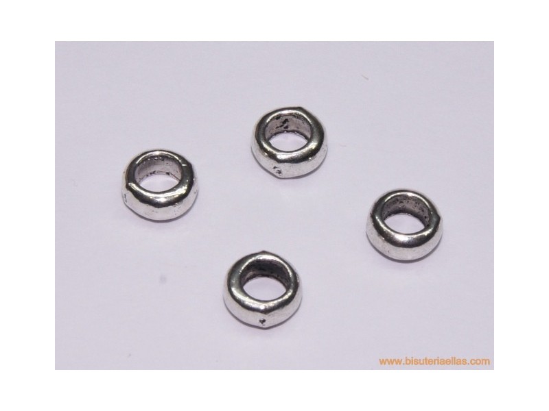 Separador 1 vía Ø7mm paso 4mm