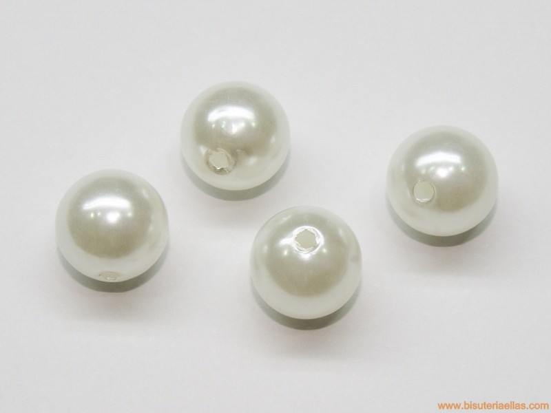 Bola perla sintética Ø14mm paso 2,5mm