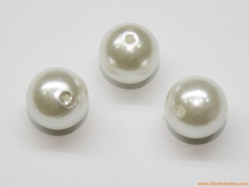 Bola perla sintética Ø18mm paso 2,5mm