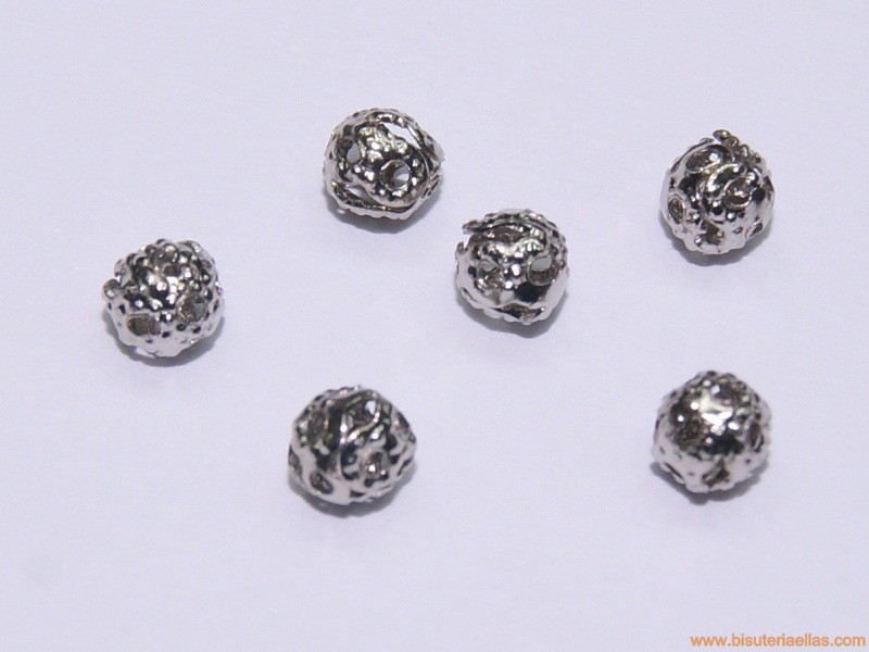 Bola calada Ø4mm níquel