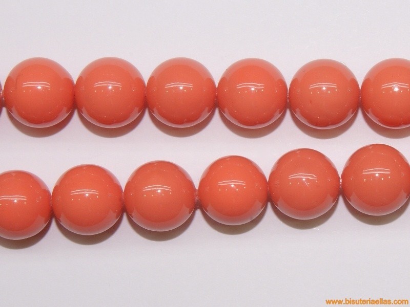 Bola perla de nácar coral Ø12mm