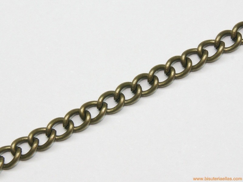 Cadena bronce ancho 2,5mm