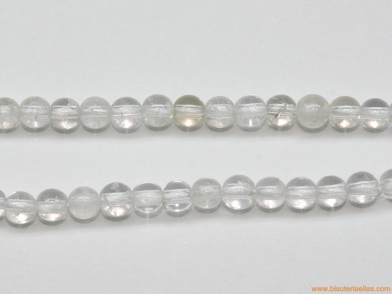 Bola cuarzo blanco Ø4mm