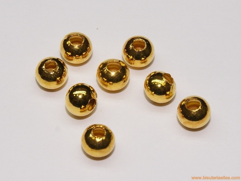 Bola Ø5mm paso 1,5mm dorada
