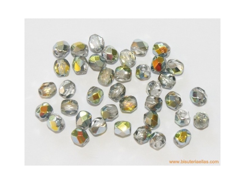 Bola facetada 4mm titanio