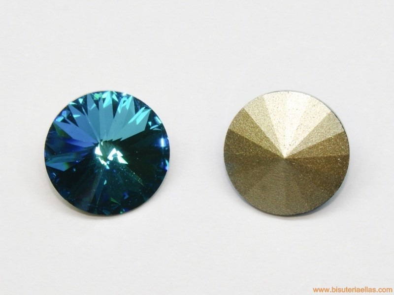 Rívoli Swarovski 12mm Bermuda Blue
