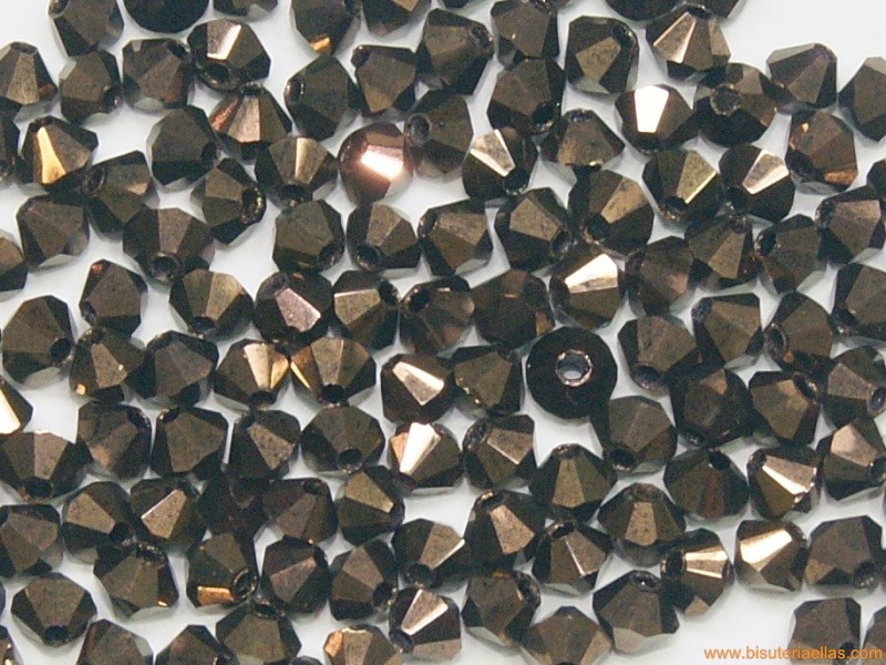 Tupí 3mm bronce oscuro (10 uds.)
