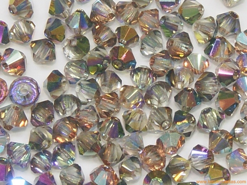 Tupí 3mm cristal AB vitex (120 uds.)