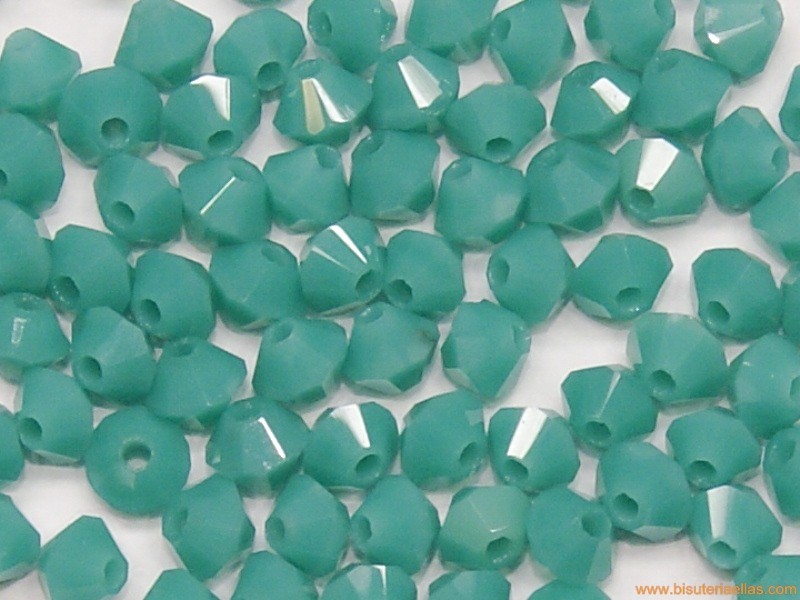 Tupí 3mm turquesa (10 uds.)
