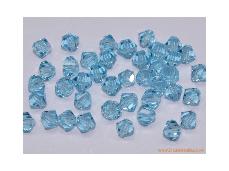 Tupí 4mm aguamarina (120 uds.)