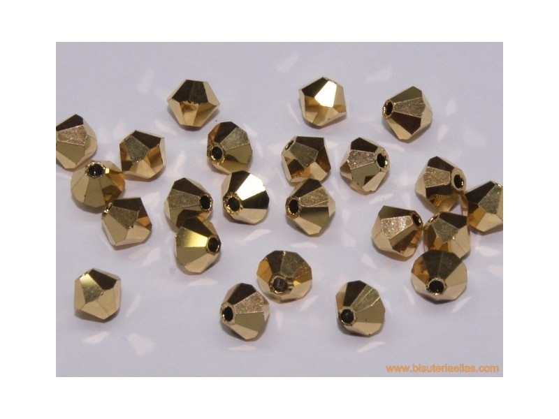 Tupí 4mm dorado (100 uds.)