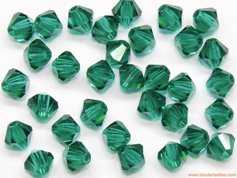 Tupí 4mm esmeralda (120 uds.)