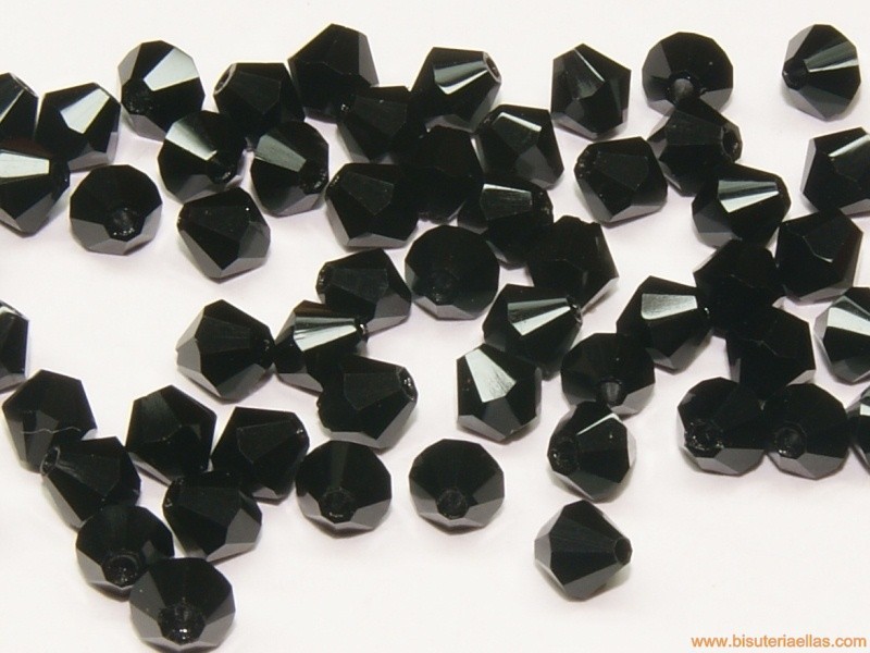 Tupí 4mm negro (10 uds)