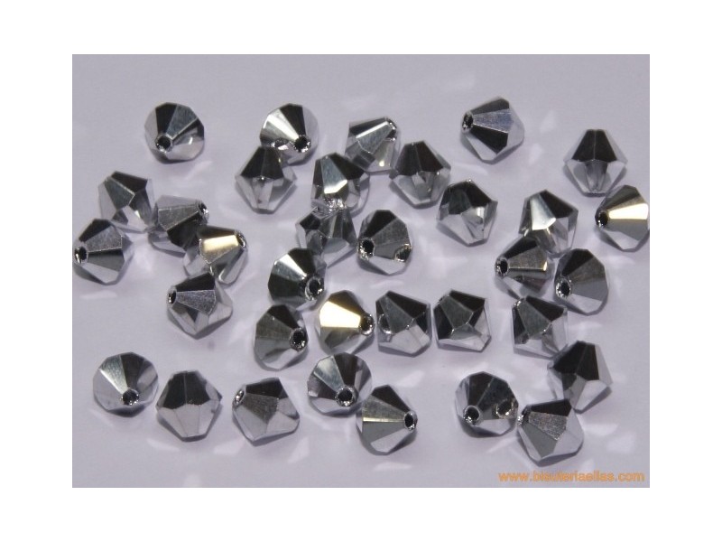 Tupí 4mm plata (10 uds.)