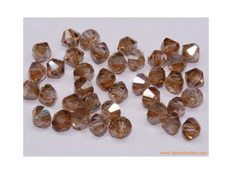 Tupí 4mm topaz ahumado (120 uds.)