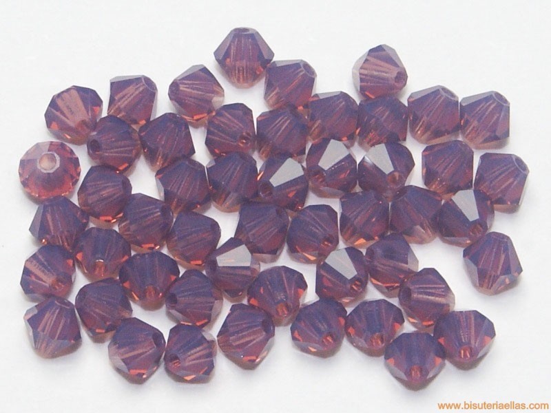 Tupí 4mm amatista opal (10 uds.)