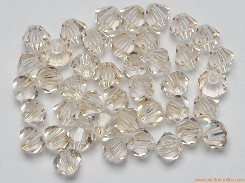 Tupí 4mm cristal honey (10 uds.)