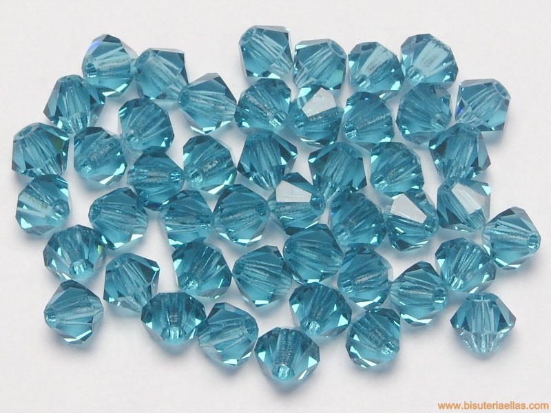 Tupí 4mm indicolite (120 uds.)