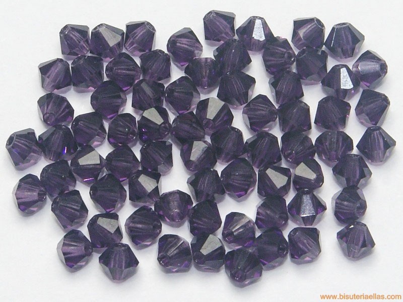 Tupí 4mm morado (10 uds.)