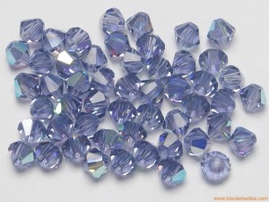 Tupí 4mm tanzanite AB (10...