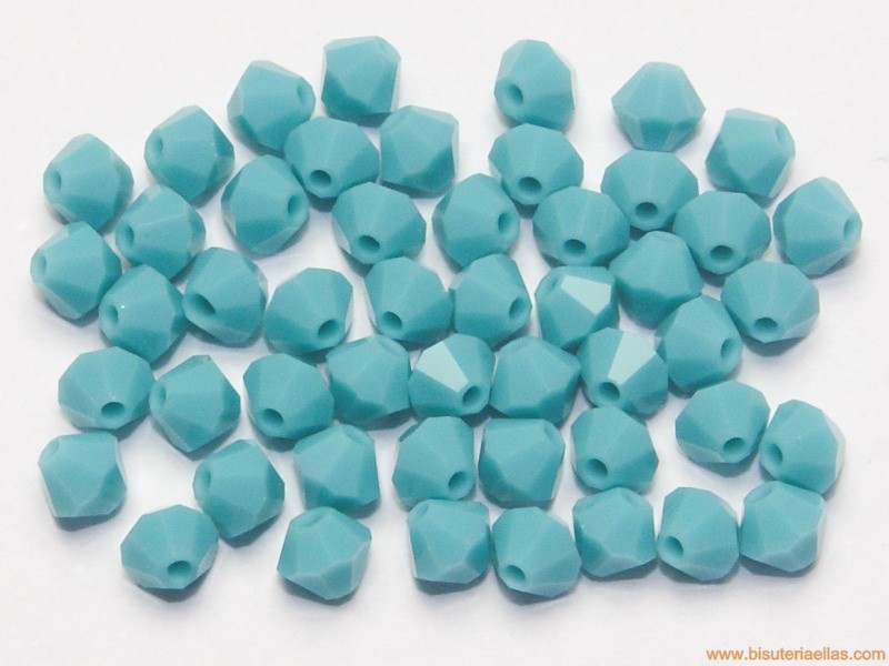 Tupí 4mm turquesa (120 uds.)