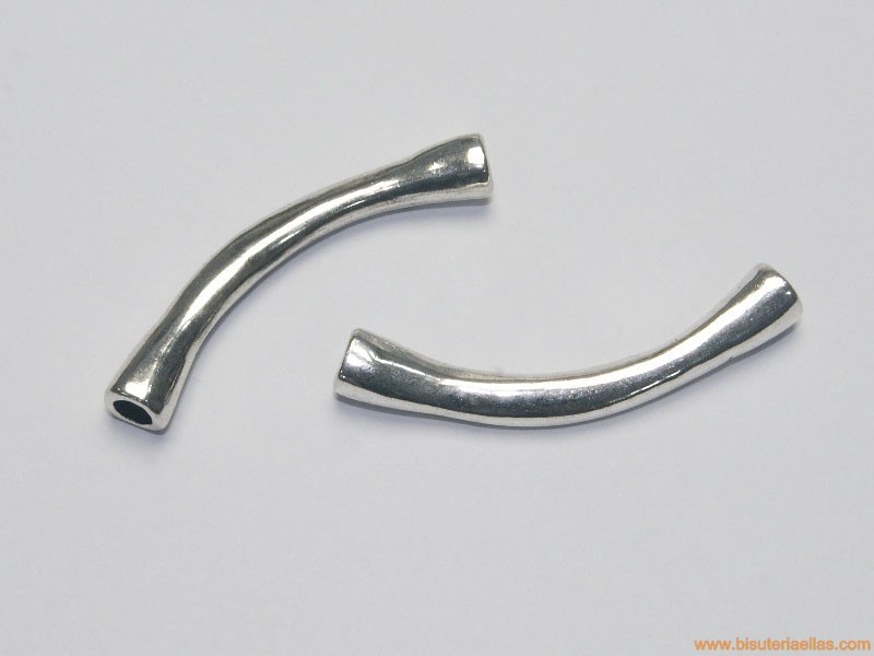Tubo curvo no pasante 44mm paso 4mm