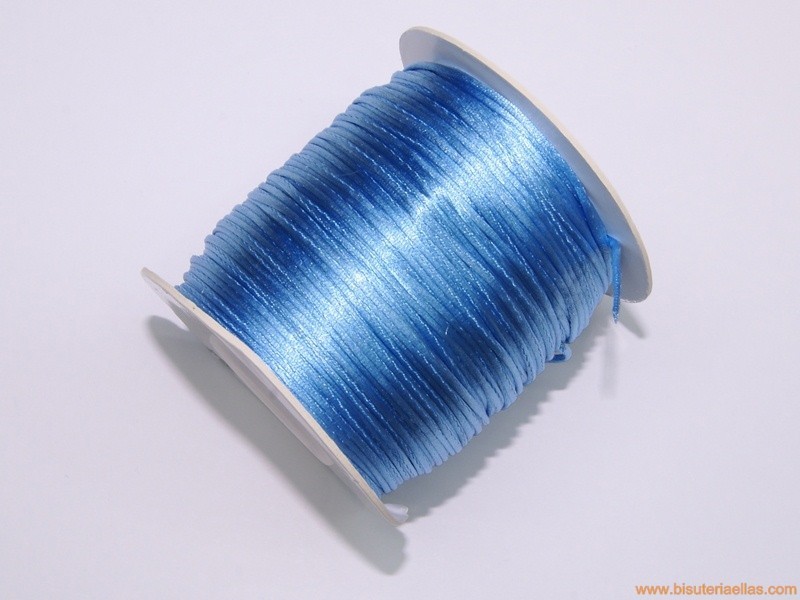 Cordón cola de ratón 1mm azul cielo