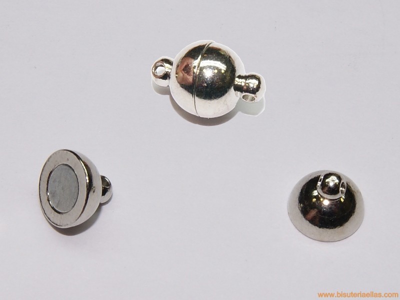Cierre imán bola Ø8mm acero inox.