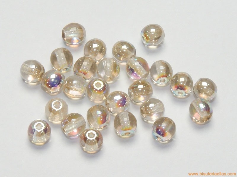 Bola cristal Ø4mm cristal AB