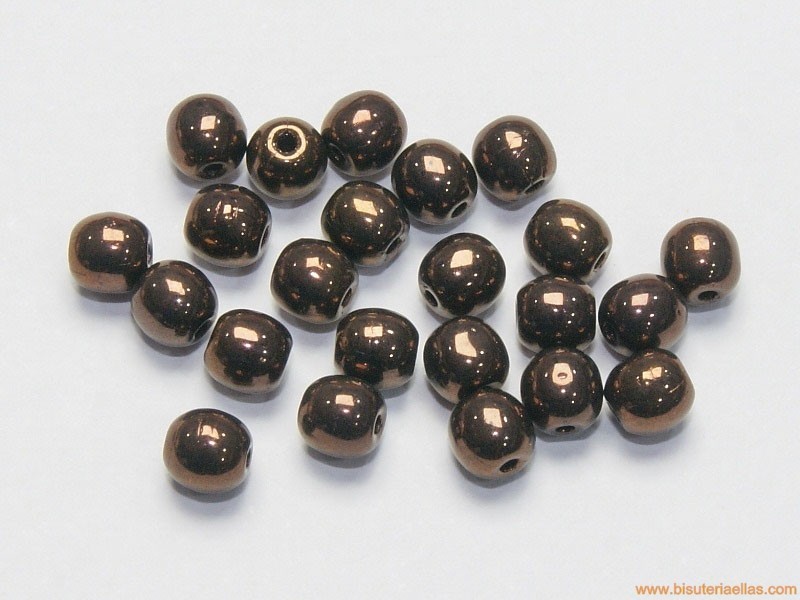 Bola cristal Ø4mm bronce