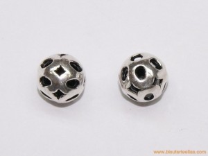 Bola calada en plata 9mm