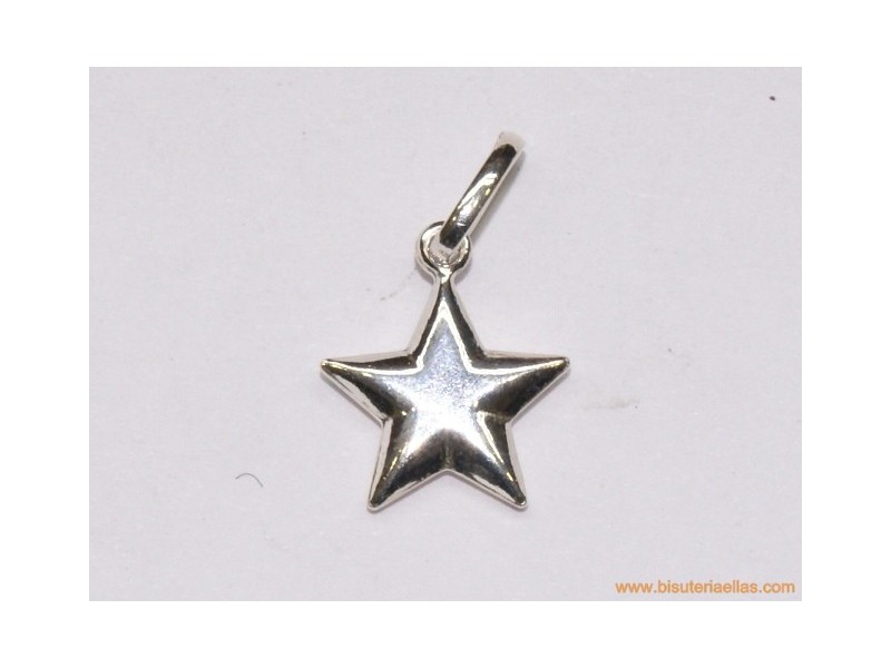 Colgante estrella en plata