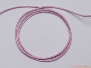 Cordón cuero 1,5mm rosa bebé